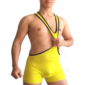 Les uniformes professionnels durables et confortables d'haltérophilie avec personnalisent des maillots de lutte de conception pour le garçon - Product Image 2