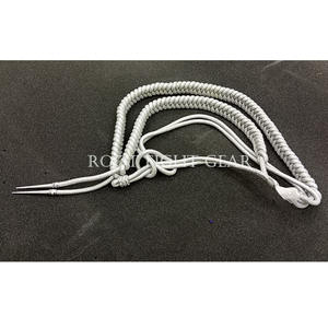 สายสะพายยุทธวิธีคุณภาพสูง ทำจากไมลาร์สีเงิน ถักอย่างดี หัวทองเหลือง ปรับแต่งสีและวัสดุได้ ราคาถูก - Product Image 1