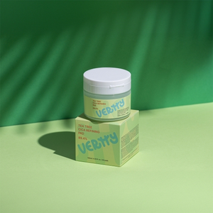 [Vertty] แผ่นโทนเนอร์สำหรับขัดผิววีแกนพร้อมต้นชาและ CICA | แผ่นผ่อนคลายแบบย่อยสลายได้ทุกวันสำหรับผิวที่บอบบาง - Product Image 1