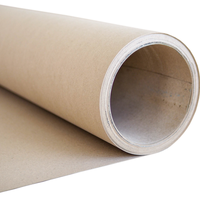 Rouleau de papier de protection de sol en carton brun industriel 450 GSM, longueur 100 pieds, pour comptoirs, peinture et déménagement