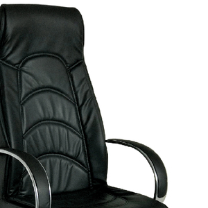 Chaise de bureau moderne Saray Boss élégante Nouveau design ergonomique pivotant avec cuir véritable et métal Fabriqué en Turquie - Product Image 5