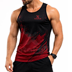 Minimalist Pure Look Men Gym Vest Breathable Knitted Casual 100% Cotton Modern Design High Quality OEM Service - Product Image 6