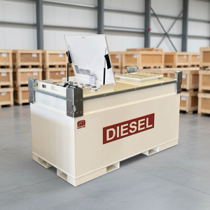 Réservoir de carburant portable Sumac Transcube Global 20TCG de 528 gallons avec kit de pompe UL - Product Image 1