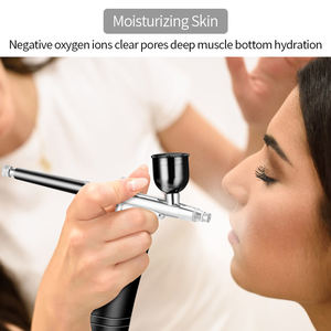 Pulverizador de niebla Cake Nail <span class=keywords><strong>Paint</strong></span> <span class=keywords><strong>para</strong></span> uñas set compresor de peluquero máquina de maquillaje Kit de aerógrafo de pintura - Product Image 3