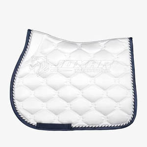 Tapis de selle à doublure en polaire respirante Fourniture d'usine OEM Matériel d'équitation matelassé Ajustement personnalisé disponible Séchage rapide Confortable - Product Image 2