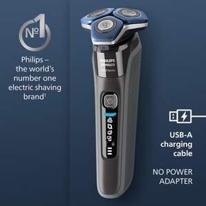 Afeitadora Eléctrica Inteligente Recargable para Uso en Seco/Húmedo con Recortador Desplegable, Base de Carga y Estuche de Viaje - para Afeitado Facial IPX7 - Product Image 4