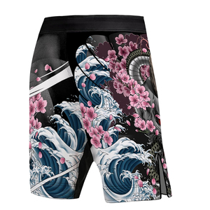 กางเกงมวยไทยขาสั้นพลัสไซส์กางเกงมวย MMA สำหรับผู้ชาย - Product Image 2