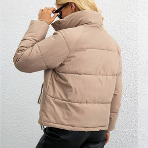OEM Factory Prices Women's Bomber Puffer Coat <b>Jacket</b> Casual <b>Jacket</b> <b>For</b> Women Down Coat Breathable Made in Pakistan - Product Image 4
