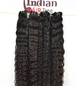 Extensiones de Cabello Humano Indio 100% Natural, Rizado, Sin Procesar, con Cutícula Alineada, Doble Trama, Sin Procesamiento Químico - Product Image 4