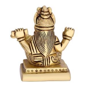 Latón Saraswati Idol - Saraswati MATA Murti | Estatua de latón puro con detalles intrincados para Pooja - Product Image 2