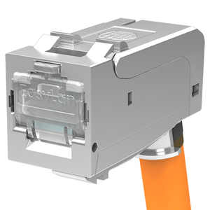 EasyLan fixLink SL RJ45 flex Modulo Keystone Cat.6A angolato per filo intrecciato - Product Image 1