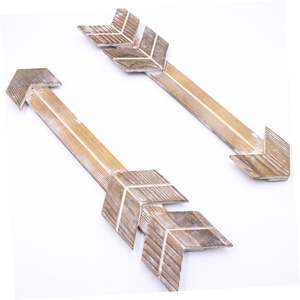 Placa de madera flechas carteles de oficina bandeja la decoración de la Oficina placa Rural pared Retro de madera flechas rústicas Bambú - Product Image 3