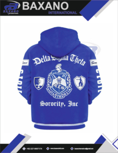 Delta Sigma Theta Sorority Winter <b>Hoodie</b> Premium Royal <b>Blue</b> Greek Letter Trending <b>Women</b>/Unisex DST Custom Print Streetwear - Product Image 6