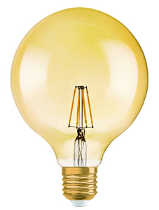 Lampada LED Vintage 1986 a Globo di Cristallo E27 4W 2400K 410Lm 124x168mm. (Osram 091179) - Product Image 1