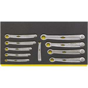 Juego de Llaves de Trinquete con Anillo de Presión Stahlwille TCS de 10 Piezas - Product Image 1