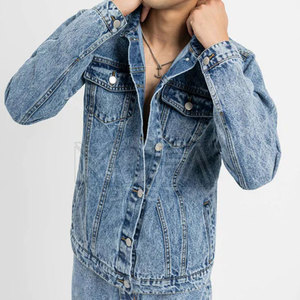 Veste en jean de qualité supérieure pour hommes Vêtements d'extérieur à la mode pour toutes les saisons, conceptions personnalisées en gros - Product Image 3