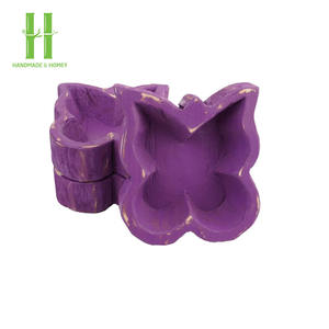 <b>Top</b> Selling Wooden Dough Bowl Candle Making For Vintage Home Decoration And For Christmas Decorations Gifts OEM Made in Vietnam - Product Image 6