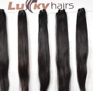 Extensiones de cabello humano indio alineado con cutícula virgen cruda Paquetes rectos de cabello humano vietnamita sin procesar natural - Product Image 3