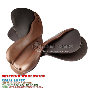 Selle d'équitation britannique en cuir synthétique et cuir mixte, selle de course en cuir sur mesure, 17.5 pouces, 17 pouces, fournisseur de Farrier - Product Image 4