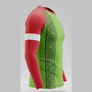 Rashguard à manches longues pour homme, respirant, séchage rapide, UPF50, écologique, antibactérien, pour MMA et BJJ - Product Image 3