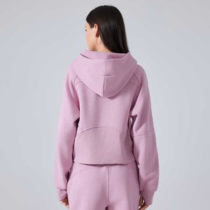 Sweat-shirt à col rond en polyester/coton pour femme Kamro Sport, streetwear, épaules tombantes, tricoté pour l'hiver, écologique et respirant - Product Image 2