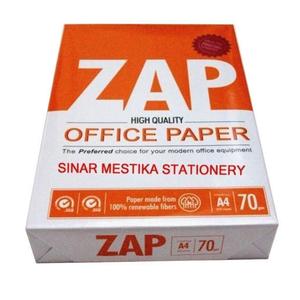 Papel de copia A4 de alta calidad para uso en oficina Marca Zap - Product Image 5