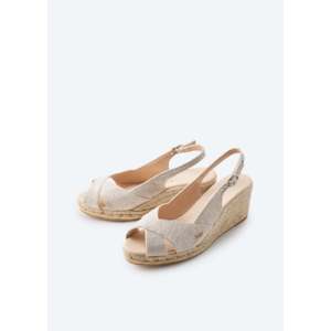 Sandali con zeppa in tela in edizione limitata Llansa - Product Image 4