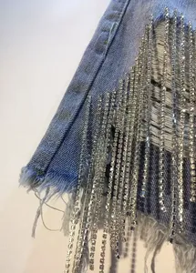 Pantalones cortos de mezclilla Pantalones vaqueros de verano para mujer Pantalones vaqueros pantalones cortos - Product Image 3