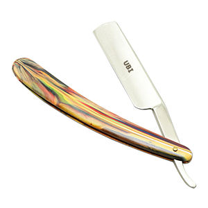 Navaja de Afeitar Profesional de Acero con Alto Contenido de Carbono UBI Premium, Afeitado Tradicional para Hombres - Product Image 1
