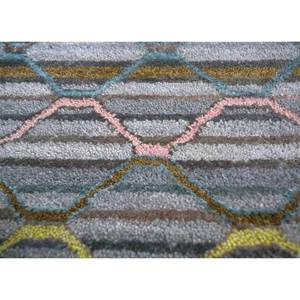 Manchaha Geometric Pattern Wool Bamboo Silk Hand Knotted Rugs High Quality Grey Black Rectangle <b>Carpet</b> for Home Hallway-Les-1330 - Product Image 3