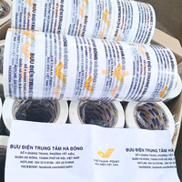 Individuelle Aufkleber Klebeband Karton-Sticker mit Gedrucktem Logo Günstiger Preis Anpassbare Größe und Menge ROHS-Zertifiziert für Industrielle Anwendung