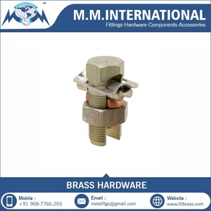 Connecteur de boulon fendu en laiton, boulon fendu électrique en laiton de fabrication et fournisseur indiens - Product Image 6
