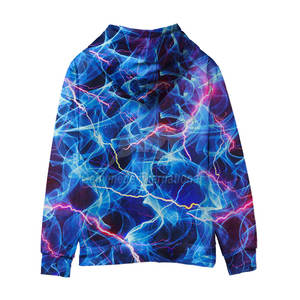 Sweat-shirts à capuche imprimés intégralement, design personnalisé, pour hommes et femmes - Product Image 2