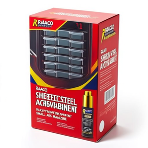 RAACO W306xD150xH420mm Sheet Steel <b>Tool</b> Cabinet 34 <b>Drawers</b> with Polypropylene Black/Transparent Finish Small Parts Magazine - Product Image 3