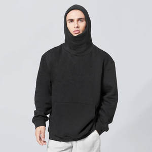 เสื้อมีฮู้ดขนาดใหญ่พิเศษสำหรับผู้ชายเสื้อมีฮู้ดปักโลโก้ได้ตามต้องการ - Product Image 3