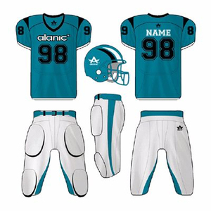 Ensembles de maillots de football américain personnalisés pour hommes Nom et numéro de l'équipe personnalisés Vêtements de sport à manches courtes Chemises Tops - Product Image 2