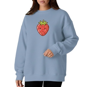 Women Long Autumn Oversized Mockneck Sweatshirt Winter Casual Loose Style Pullover Streetwear <b>Top</b> for Daily Warm Comfort - Product Image 1