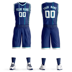 OEM Personnalisé Vente en gros Haute qualité Respirant Maillots d'équipe de basketball en maille vierge réversibles Ensembles de maillots Broderie personnalisée - Product Image 3