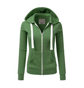 Sudadera con capucha de mujer con logotipo estampado personalizado de alta calidad Material personalizado Sudadera con capucha flexible para mujer - Product Image 1