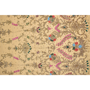 ผ้าปักลูกปัดสำหรับผู้หญิงชุดงานปาร์ตี้/งานแต่งงานแบบทำมือระบายอากาศได้ดี - Product Image 4