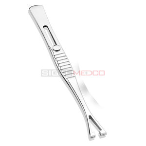 Pince à épiler en acier inoxydable Pennington anti-dérapant avec verrouillage sécurisé pointe fendue pour le piercing corporel utilisation de bijoux de mode - Product Image 2