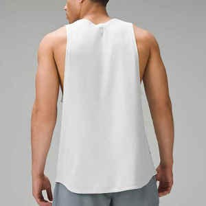 Custom <b>Men's</b> High Quality Cotton Gym Sleeveless Shirt Polyester Fitness Vest Sports <b>Singlet</b> Summer Workout Tank Top <b>for</b> <b>Men</b> - Product Image 6