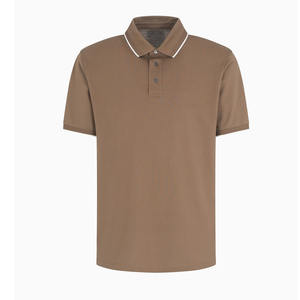 Nouvel arrivage de polo en coton décontracté et solide pour hommes polo surdimensionné à manches courtes polo pour hommes t-shirt vêtements polos - Product Image 3