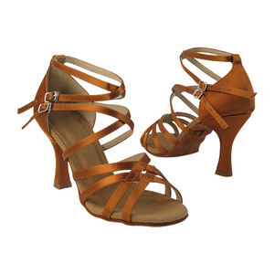 Finissima S9206 modello morbido balletto e latino scarpe da ballo per Salsa e sala da ballo soletta in gomma e PU - Product Image 1