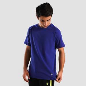 Camiseta Juvenil Heritage Azul, 100% Algodón, Tejido Jersey Transpirable, Tinte Liso, Calidad Premium, Impresión por Serigrafía Comprimida - Product Image 3