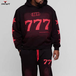 Conjunto de chándal personalizado impermeable de alta calidad, conjunto de chándal para hombre, conjunto de pantalones de chándal y Sudadera con capucha - Product Image 3