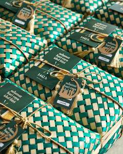 Caja de Regalo de Bambú Tejida a Mano, Caja de Embalaje Ecológica para Regalos, Bodas y Cestas - Product Image 4