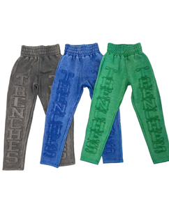 กางเกงออกกำลังกายผู้ชายทรงแบ็กกี้พิมพ์ลายวินเทจ - Product Image 1