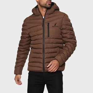 Fabricación de fábrica Nueva llegada Manga larga Hombres Puffer Chaqueta de invierno Personalizado Venta al por mayor Puffer Jacket - Product Image 2