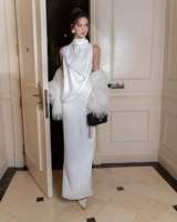 Robe Maxi de bal sans manches en soie de qualité supérieure belle mode d'été vêtements décontractés Simple élégant disponible grande taille